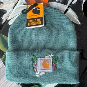 Carhartt Beanie with Floral Embroidery